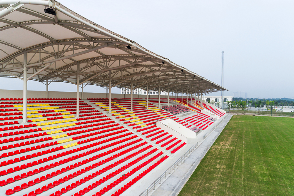 ảnh sân bóng pvf văn giang